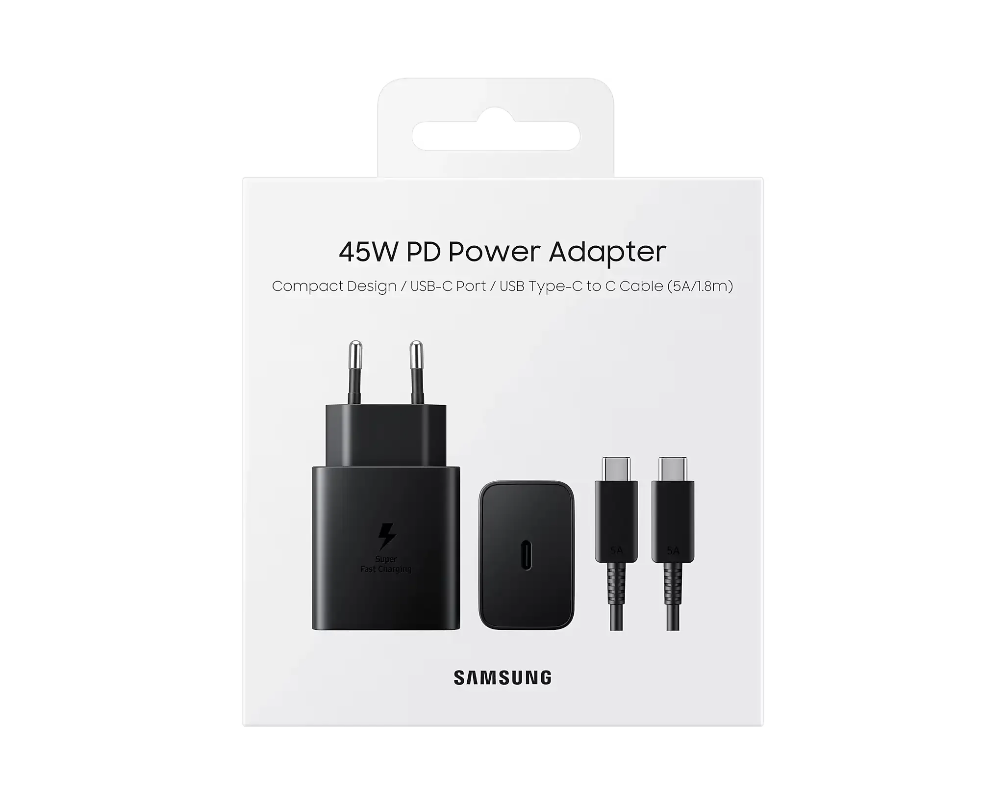 Samsung 45W PD Power Adapter with USB-C Cable Original - LebTech-store
