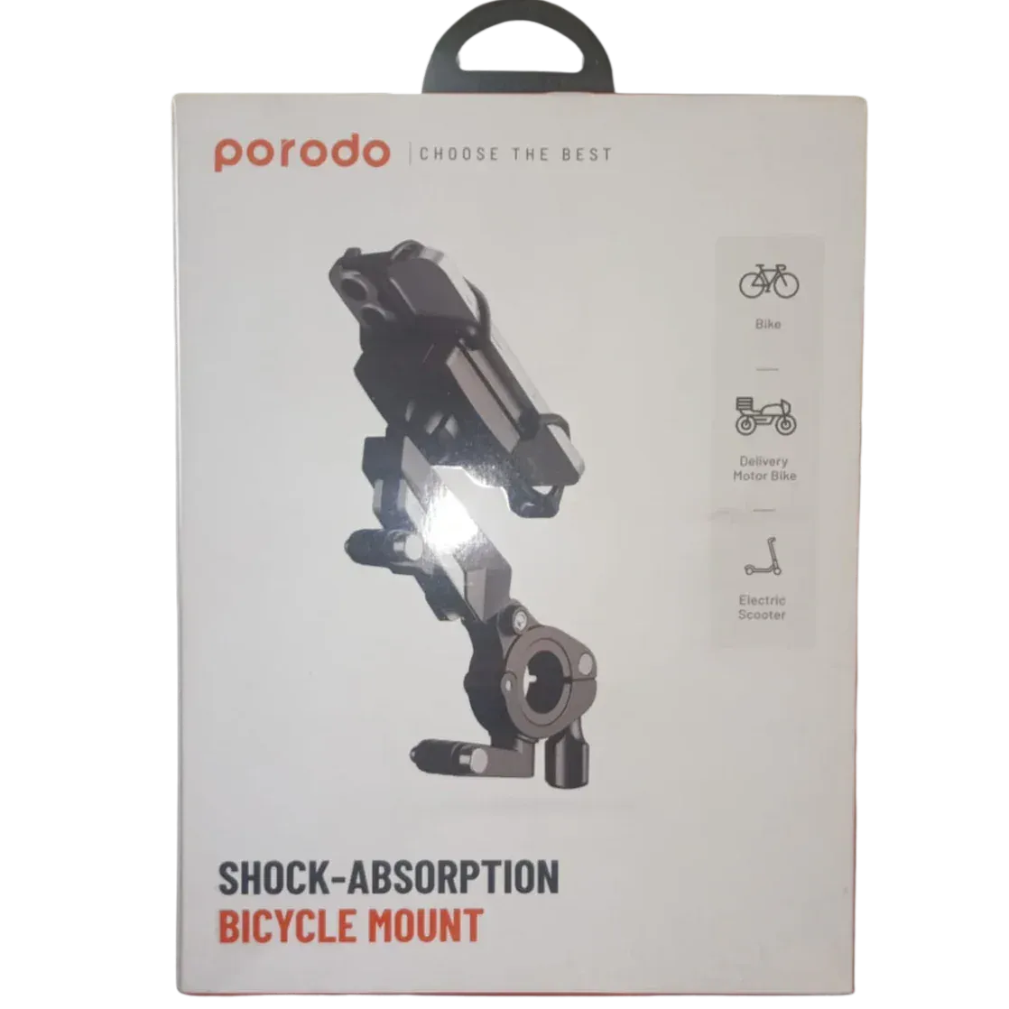 Porodo Shock-Absorption Bicycle Mount - LebTech-store