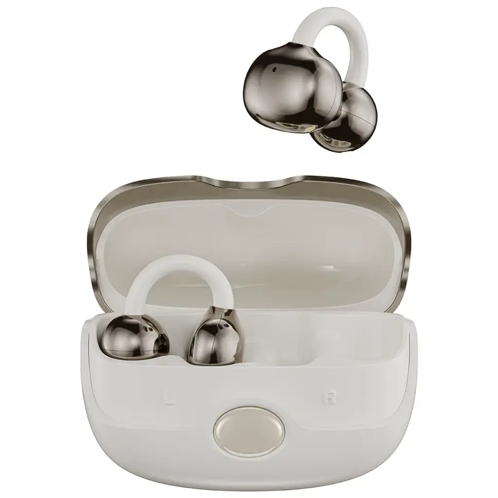 Wireless earbuds with charging case on a white background - Lebtech Store