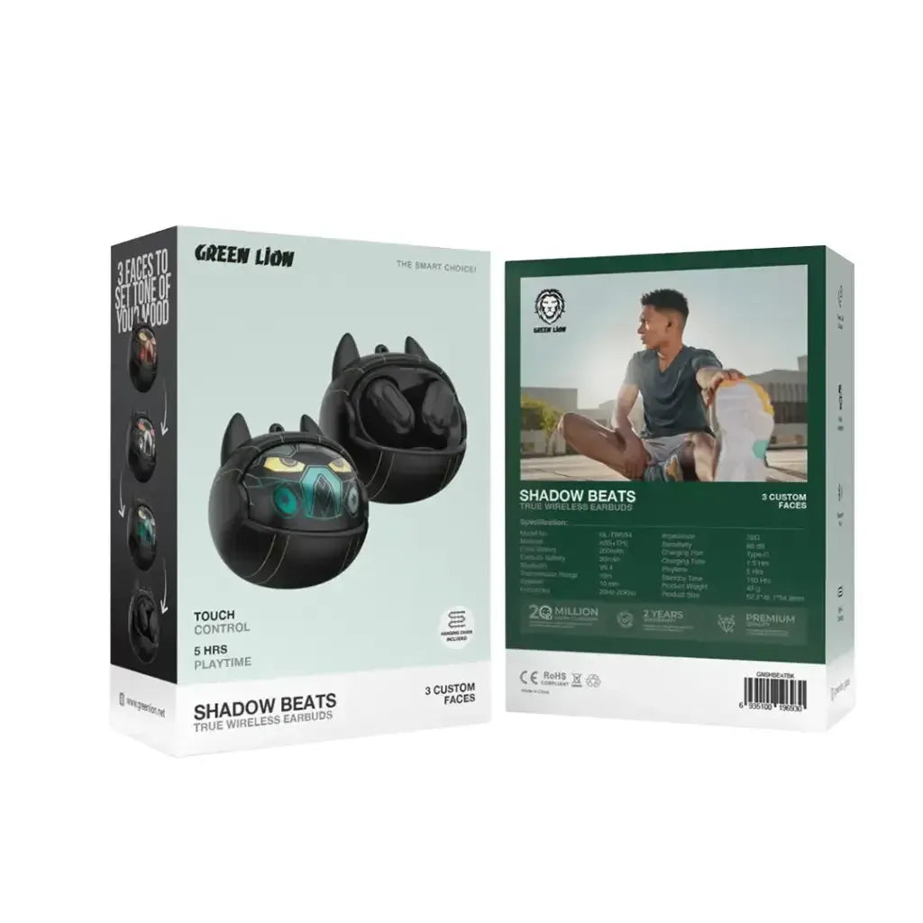 Lebtech Green Lion Shadow Beats TWS Earbuds-Buy Online|LebTech Lebanon ...
