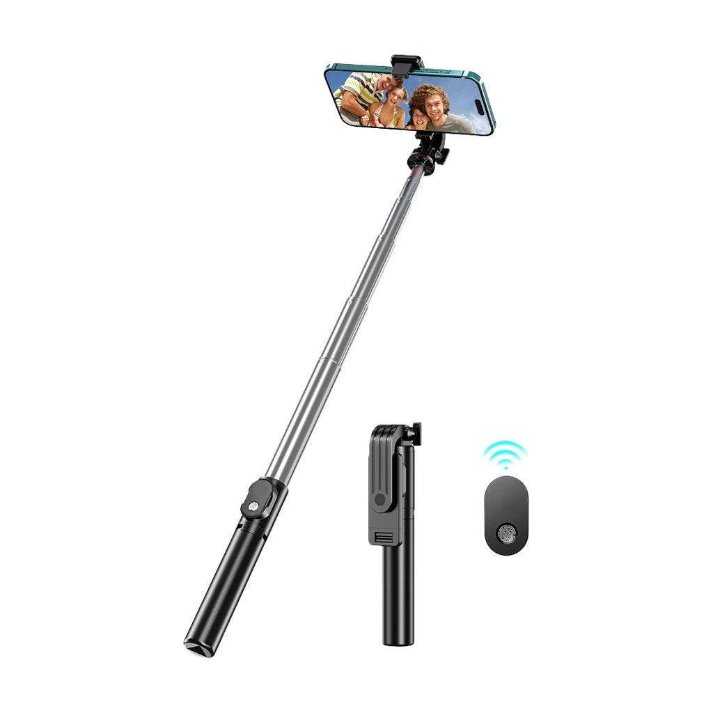 Green Lion GL-STKS Tripod Selfie Stick with Bluetooth Remote and Foldable Design - LebTech Store Lebanon