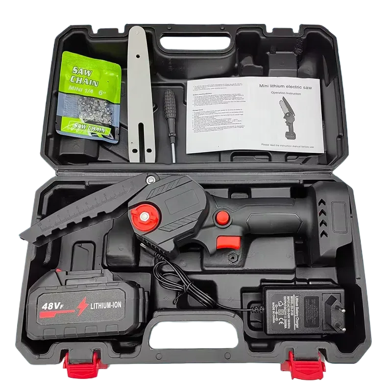 Mini Cordless Electric Chainsaw 48V - Portable Pruning Saw Kit - LebTech-store