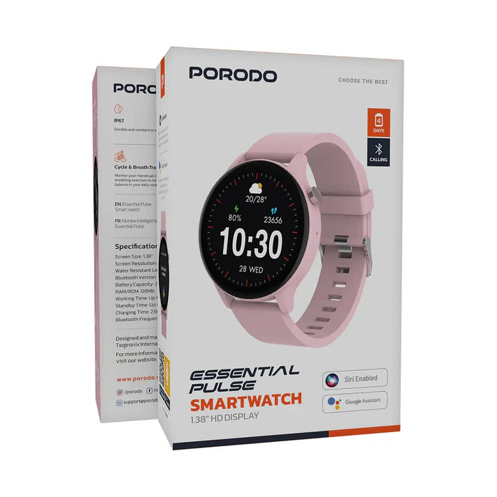 PORODO Essential Pulse smartwatch 