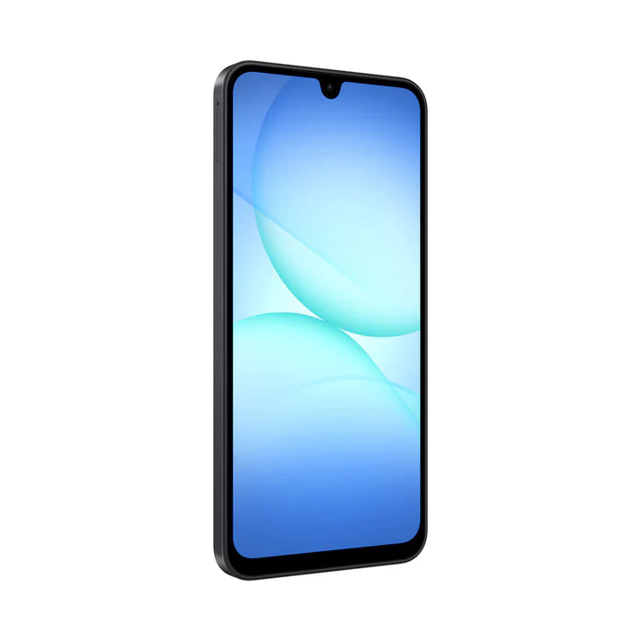 Samsung Galaxy A17 (SM-A175) 6.7-inch Super AMOLED display view with slim bezels - Lebtech Store Lebanon.

