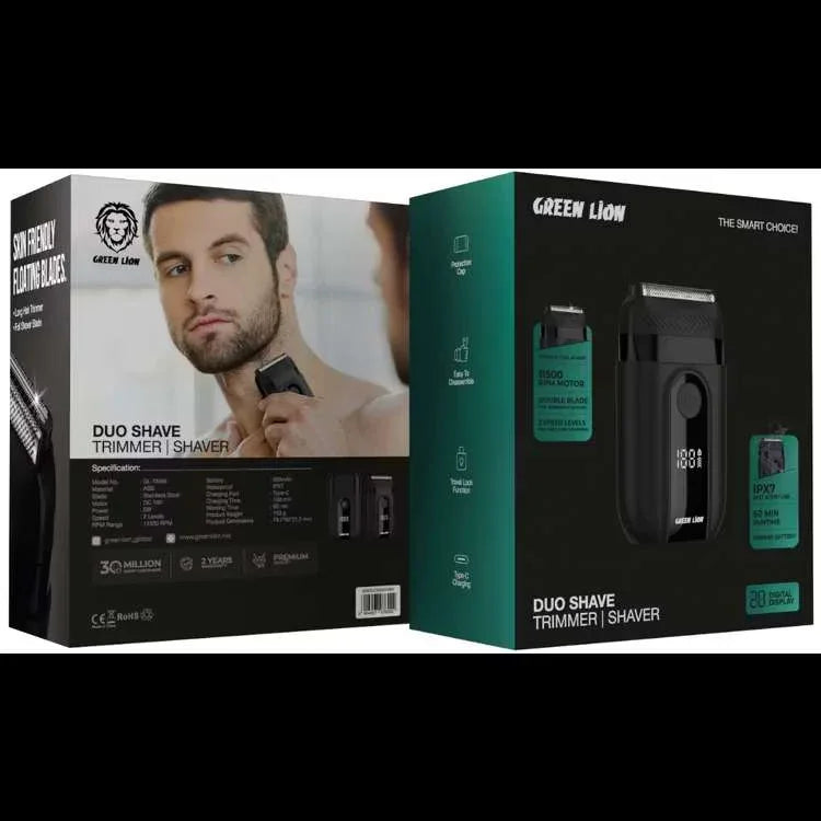 Lebtech Green Lion Duo Shave 2-in-1 Trimmer IPX7 | LebTech Lebanon – LebTech store
