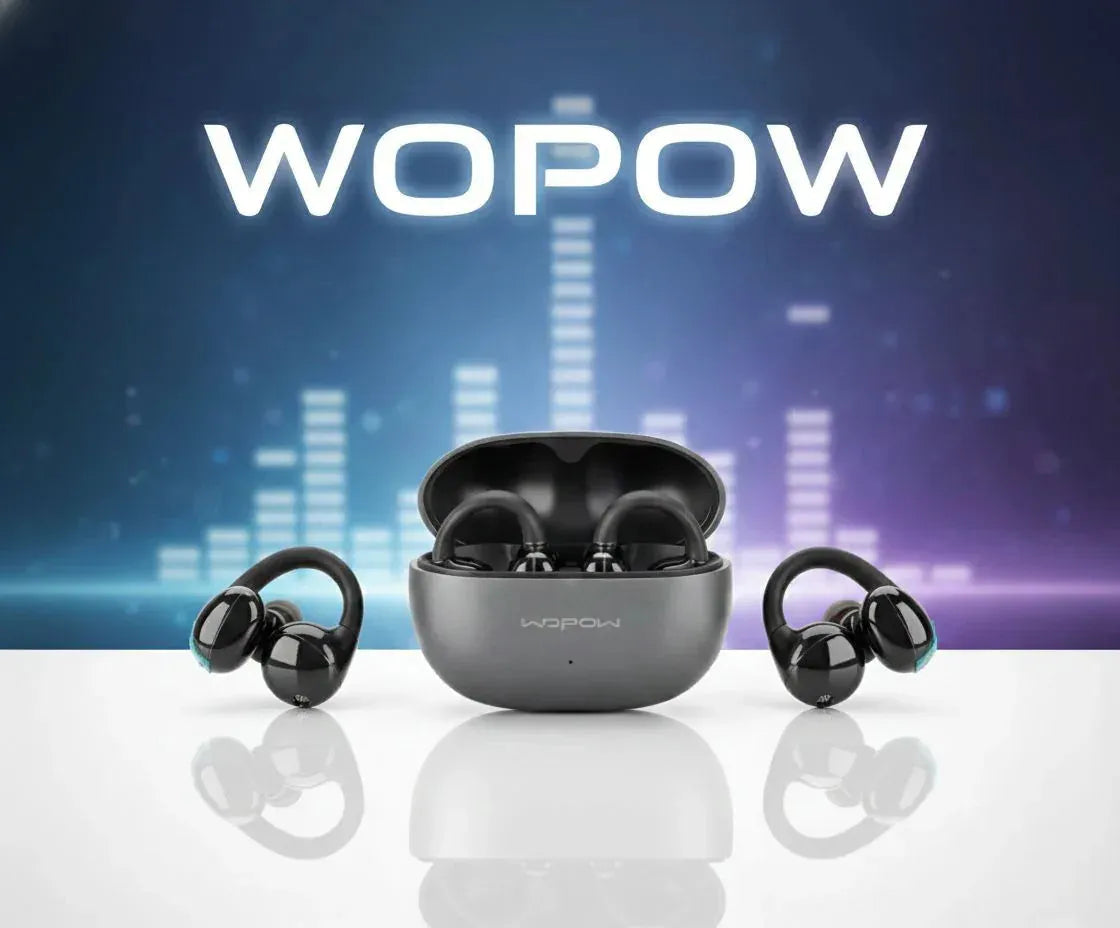 WOPOW OWS18 Clip-On Wireless Bluetooth Earbuds - LebTech-store