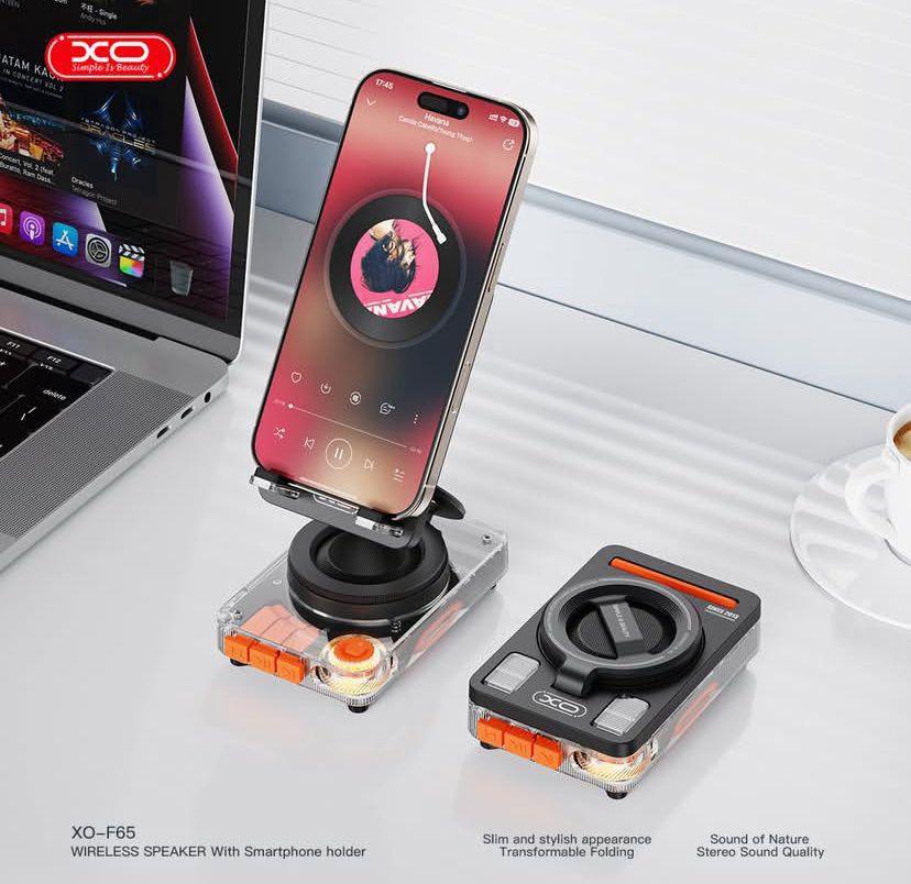 Lebtech XO F65 Bluetooth Speaker+Phone Holder 2-in-1-Buy Online|LebTech Lebanon ...