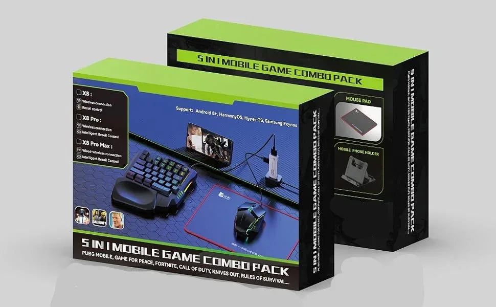 Lebtech X8 5-in-1 Mobile Gaming Combo Pack - Buy Online | LebTech Lebanon ...