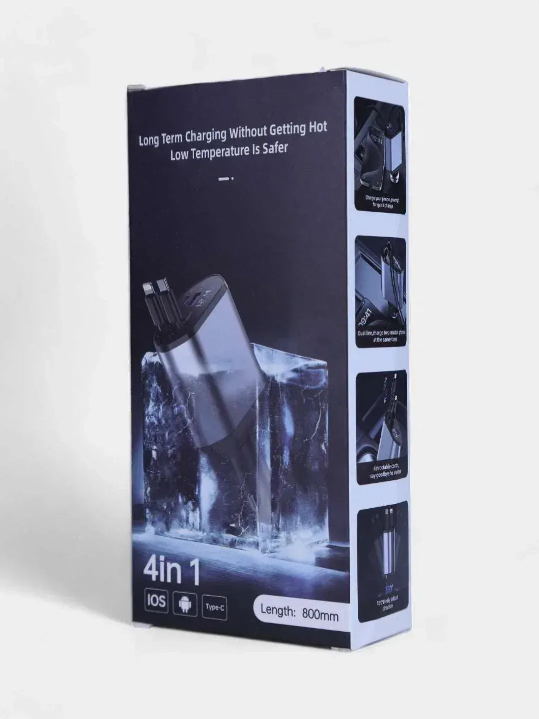 4-in-1 Retractable Car Charger - LebTech-store