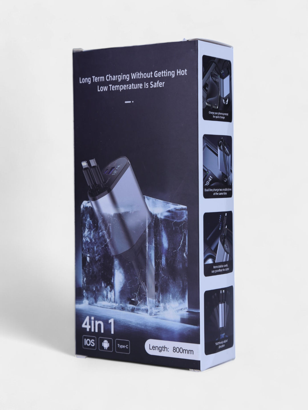 4-in-1 retractable car charger