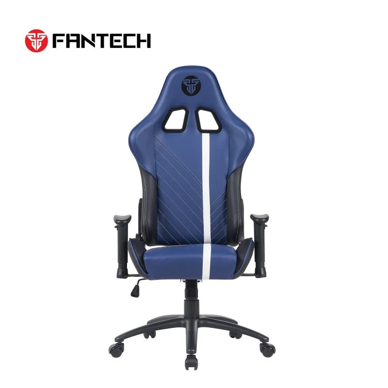 Fantech GC194 Ergonomic Gaming Chair in Blue and Black at LebTech Store Lebanon, featuring a high-back racing design, 2D adjustable armrests, and a strong metal base with fast delivery across Lebanon.