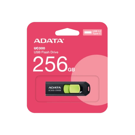 ADATA USB flash drive packaging with pink background - Lebtech store Lebanon