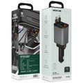 Green Lion Retractable 65W Car Charger official retail box packaging showing technical specifications from Lebtech Store.