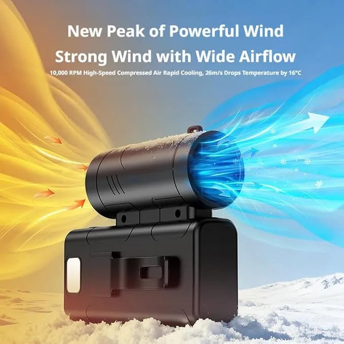 GX18 Violent Fan high speed airflow rapid cooling performance infographic banner from Lebtech Store Lebanon