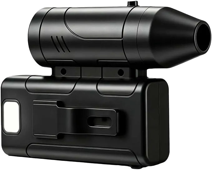 GX18 Violent Fan black color option side profile showing clothing belt clip from Lebtech Store Lebanon
