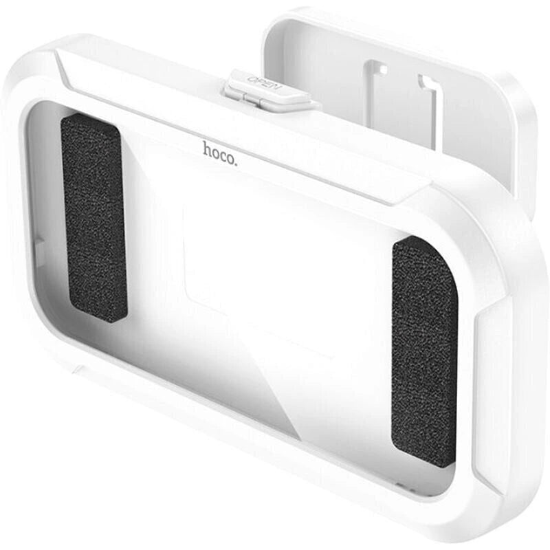 The interior of the HOCO HD16 waterproof wall-mounted phone case, highlighting the protective black anti-slip sponge layout, from Lebtech Store in Lebanon.
