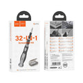 Hoco UT10 32-in-1 Precision Screwdriver Kit official retail packaging box showing front product display and rear technical specifications at Lebtech Store Lebanon.
