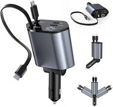 4-in-1 retractable car charger
