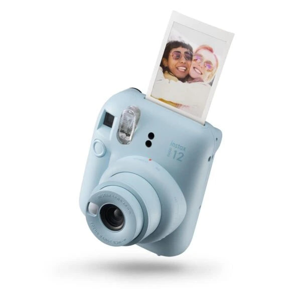 Fujifilm Instax Mini 12 Instant Camera main view in Pastel Blue for Instax Mini Film at Lebtech Store Lebanon.
