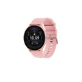 Pink Green Lion GT-FIT smart watch displaying a digital interface and step tracker on its always-on display at LebTech Store Lebanon.