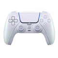 Front view of the Sony PlayStation 5 DualSense Wireless Controller Limited Edition Chroma Pearl with its shifting iridescent finish, available at Lebtech Store Lebanon.