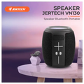 Jertech VN130 Portable Bluetooth 5.1 Speaker with Black Mesh Design and RGB Lighting - LebTech Store Lebanon