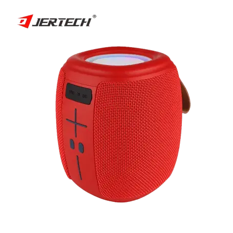Jertech VN130 Portable Bluetooth 5.1 Speaker with Black Mesh Design and RGB Lighting - LebTech Store Lebanon