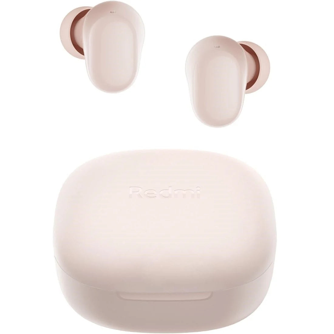 Xiaomi Redmi Buds 6 Play true wireless earbuds in pink with charging case, available at Lebtech Store with fast delivery across Lebanon.