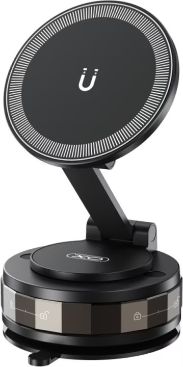 XO C176 Vacuum Magnetic Car Holder front isolated studio angle from Lebtech Store Lebanon